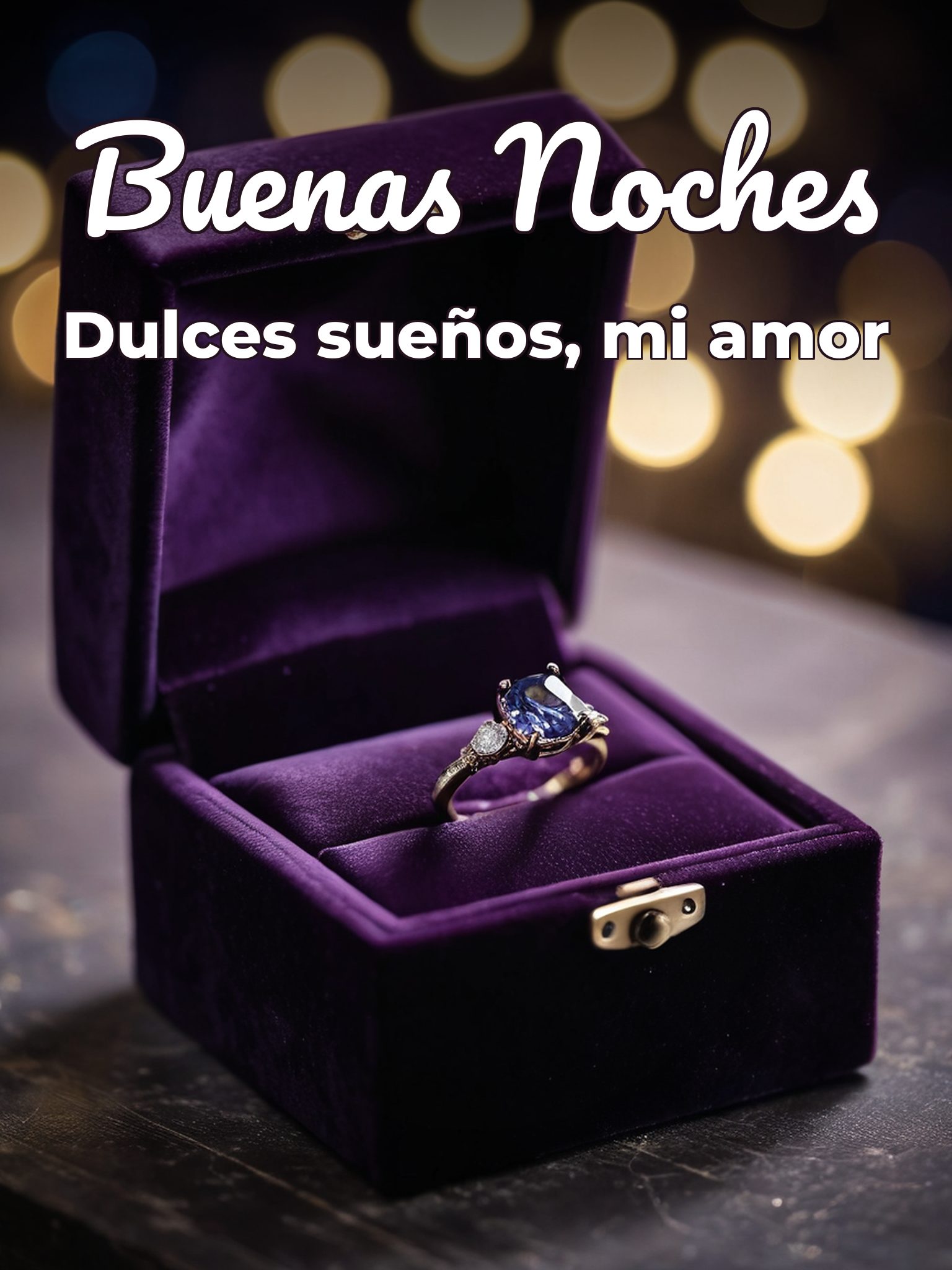 Imágenes con frases de amor de buenas noches para Facebook