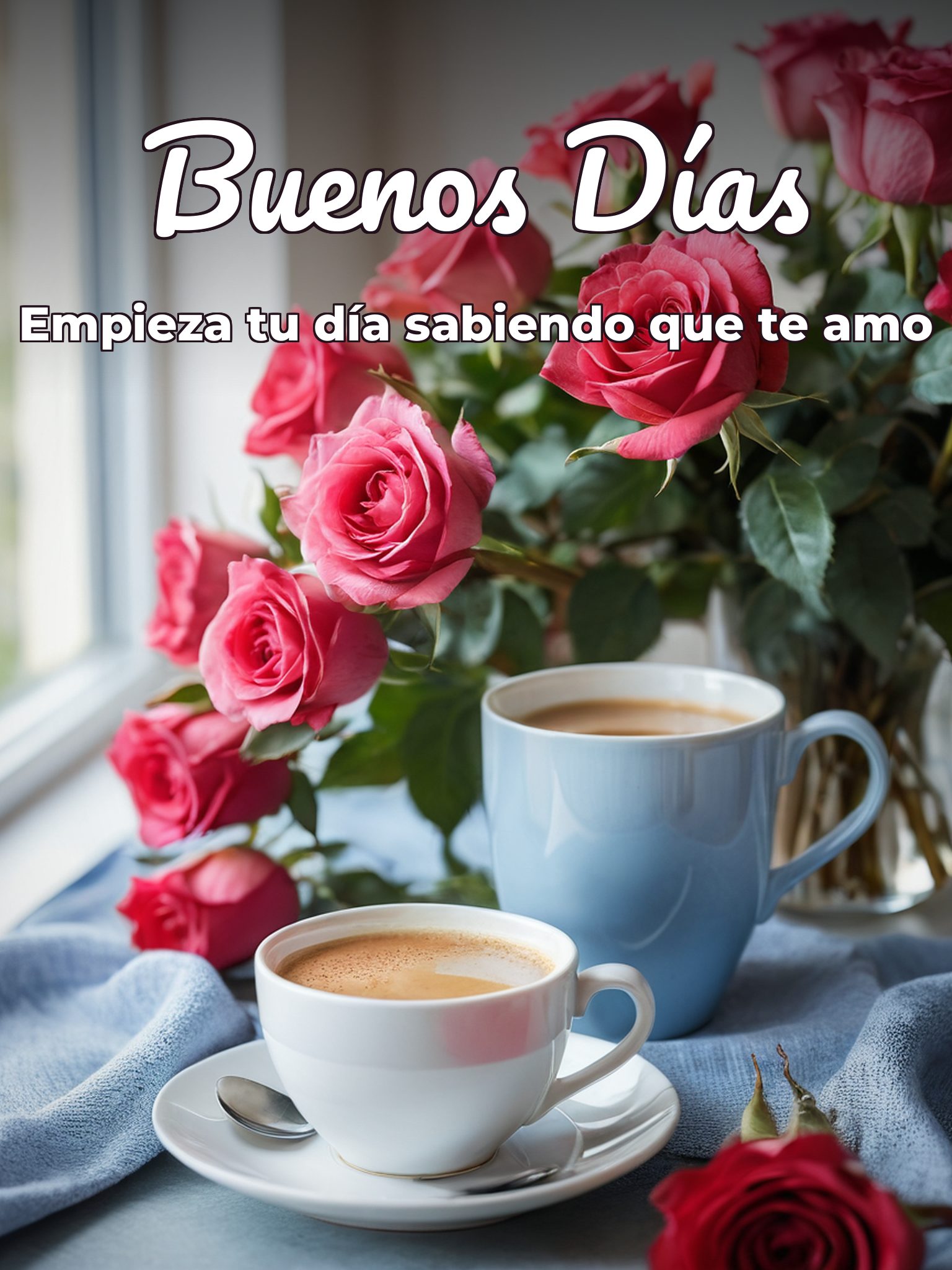 Imágenes con frases de amor de buenos días para celular