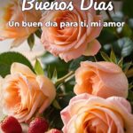 buenos días un buen día para ti, mi amor