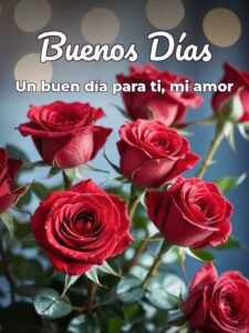 Imágenes con frases de amor de buenos días para una amiga