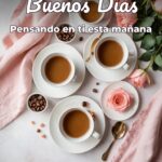 buenos días pensando en ti esta mañana