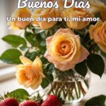 buenos días un buen día para ti, mi amor