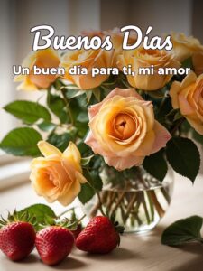 Imágenes con frases de amor para dar los buenos días para WhatsApp