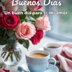 buenos días un buen día para ti, mi amor