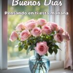 buenos días pensando en ti esta mañana