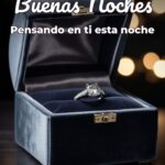 buenas noches pensando en ti esta noche