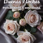 buenas noches pensando en ti esta noche