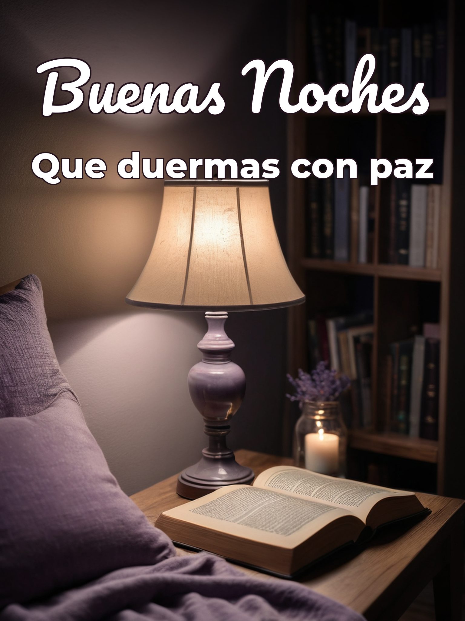 Imágenes con frases de buenas noches