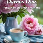 buenos días pensando en ti esta mañana