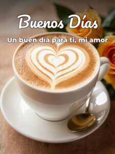 Imágenes con frases de buenos días amor para descargar