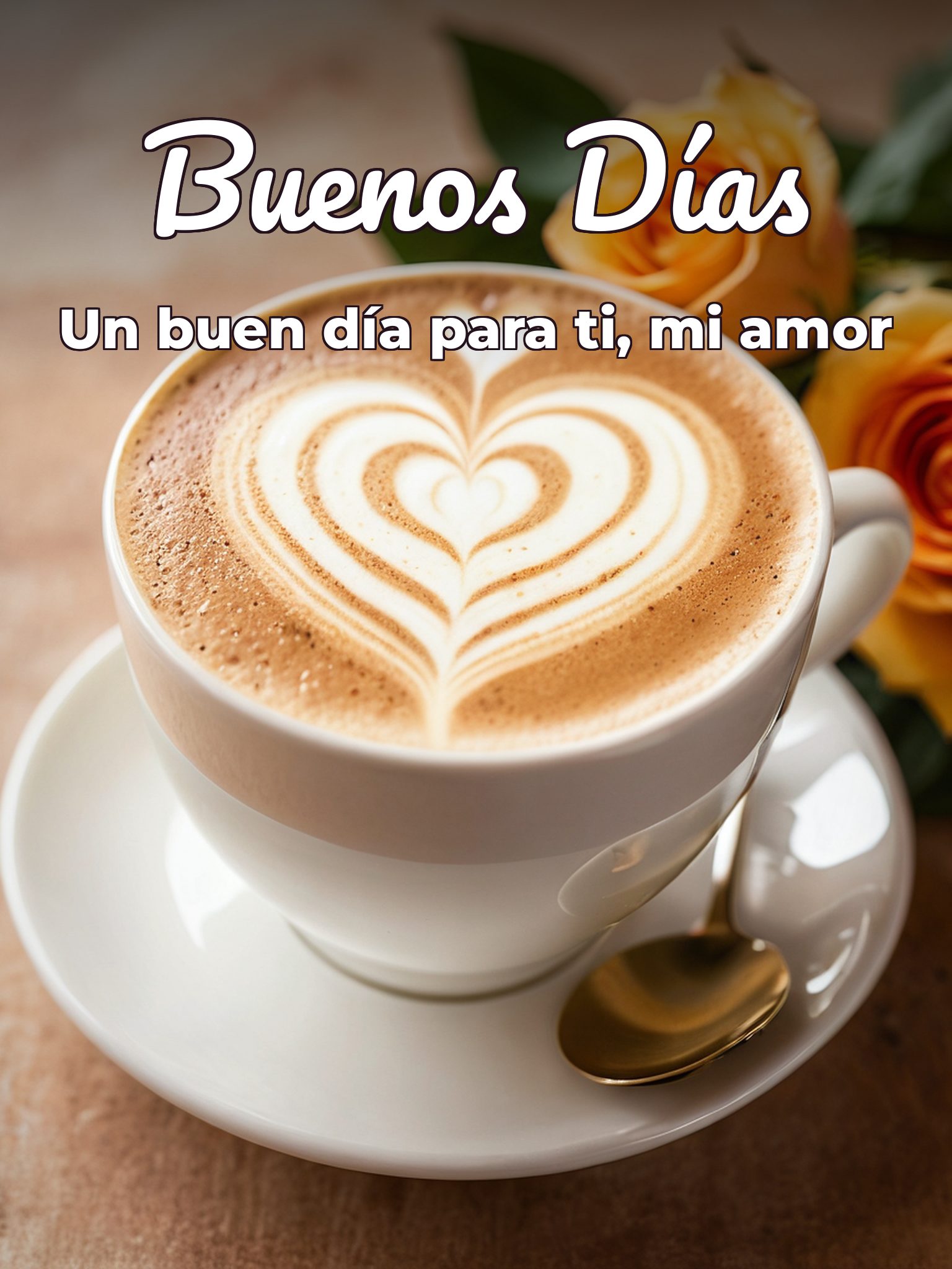 Imágenes con frases de buenos días amor para descargar