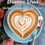 buenos días un buen día para ti, mi amor