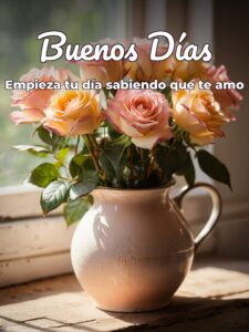 Imágenes con frases de buenos días mi amor para mi amor