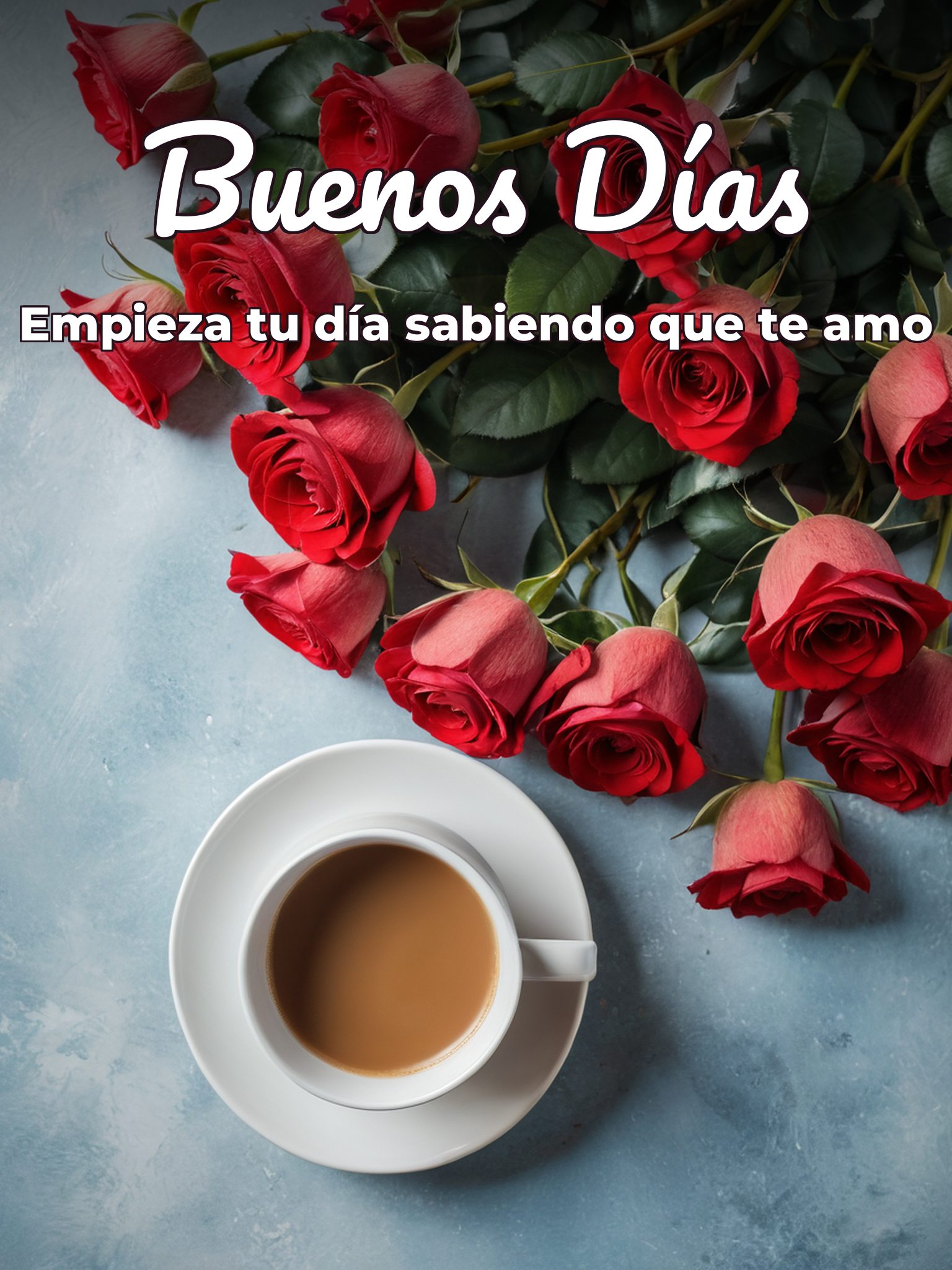 Imágenes con frases de buenos días para mi amor