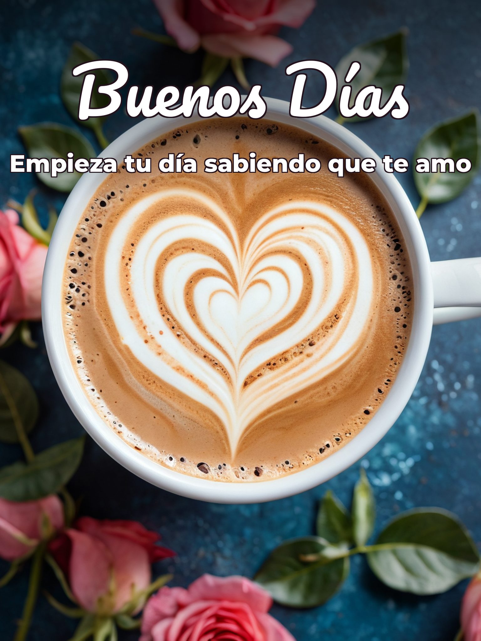 Imágenes con frases para dar los buenos días para mi amor