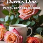 buenos días para ti, con todo mi amor