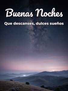 Imágenes con frases para las buenas noches para Facebook