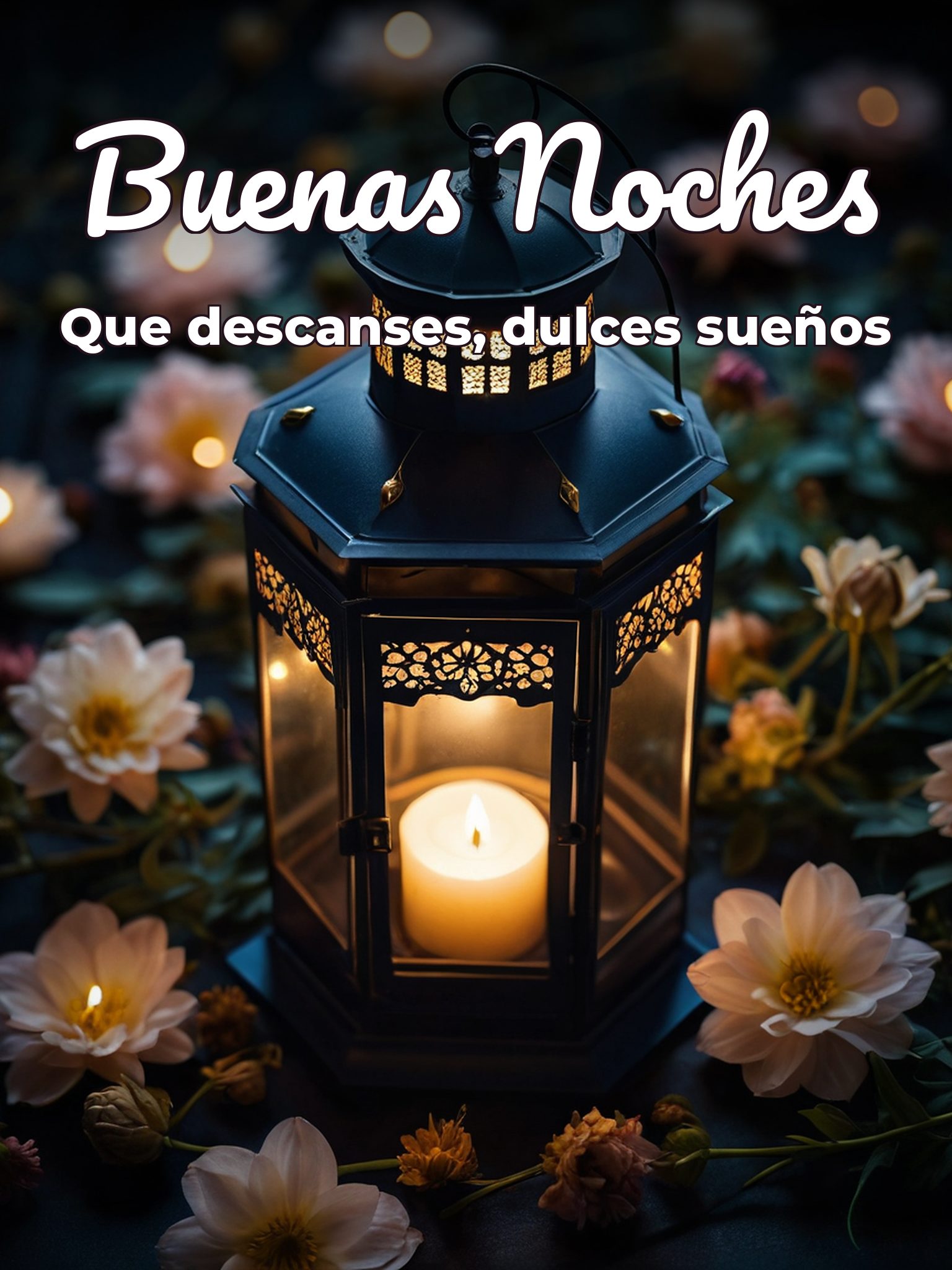 Imágenes con frases romanticas de buenas noches para WhatsApp