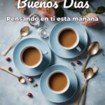 buenos días pensando en ti esta mañana