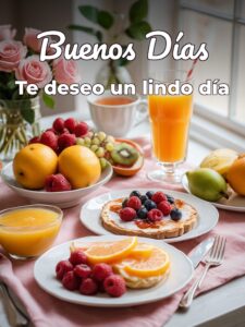 Imágenes con mensaje de buenos días para Facebook