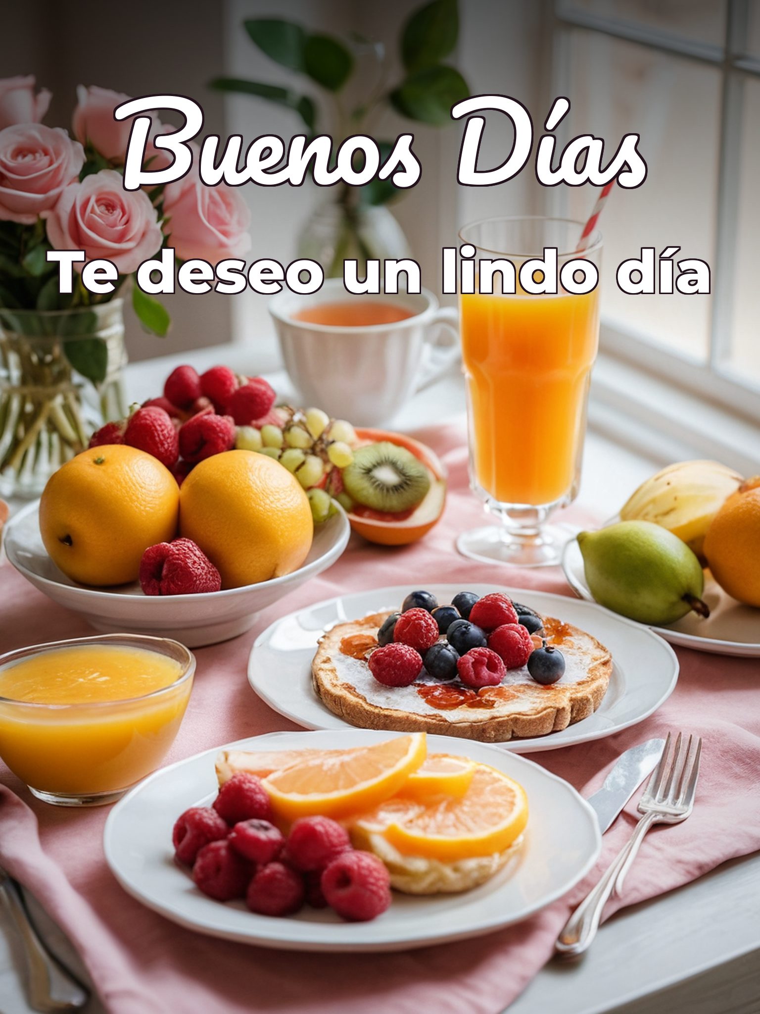 Imágenes con mensaje de buenos días para Facebook