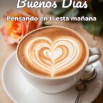 buenos días pensando en ti esta mañana