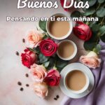 buenos días pensando en ti esta mañana