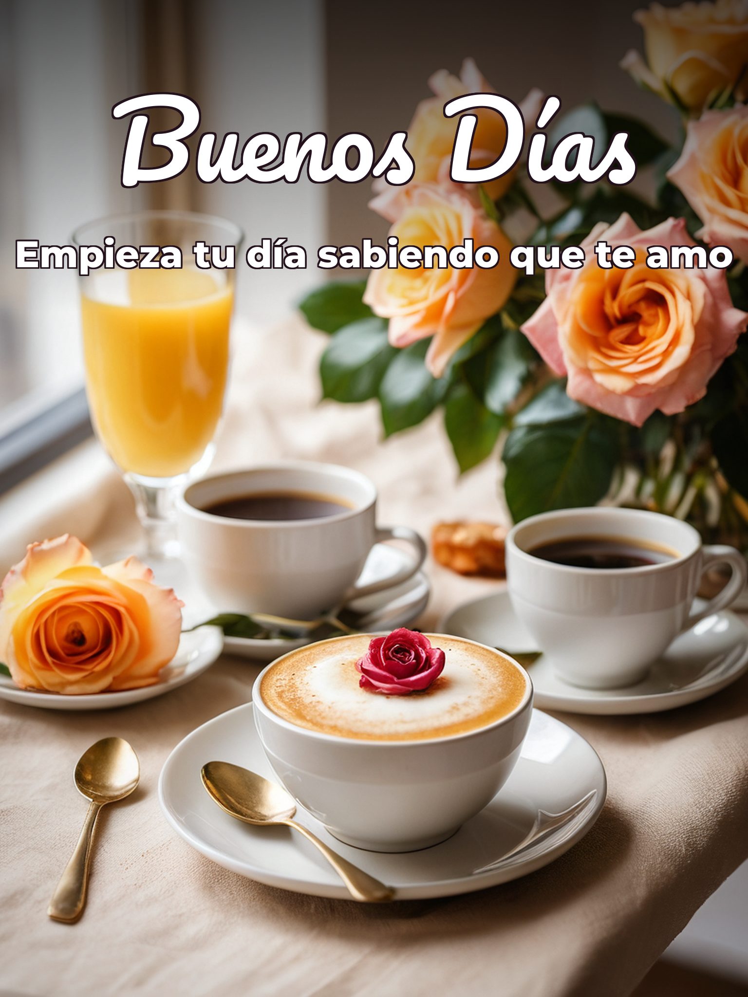 Imágenes con mensajes de buenos días amor para una amiga