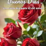 buenos días un buen día para ti, mi amor