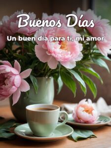 Imágenes con mensajes de buenos días mi amor para una amiga