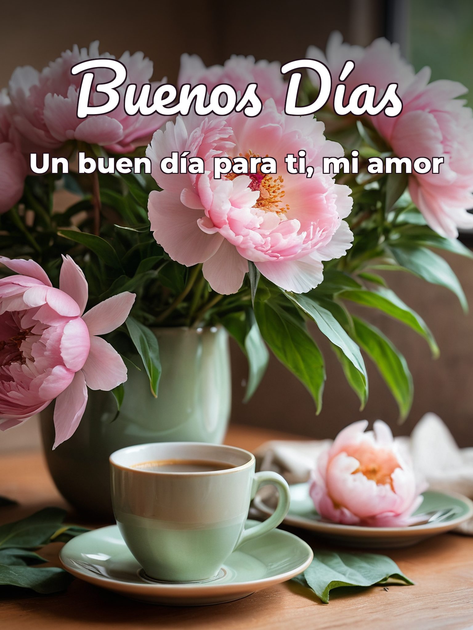 Imágenes con mensajes de buenos días mi amor para una amiga