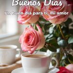 buenos días un buen día para ti, mi amor