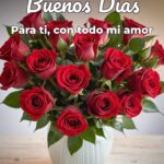 buenos días para ti, con todo mi amor