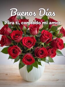 Imágenes con mensajes de buenos días para mi amor