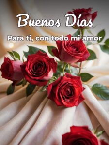 Imágenes con mensajes de buenos días para mi amor para Facebook