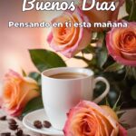 buenos días pensando en ti esta mañana