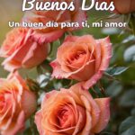 buenos días un buen día para ti, mi amor