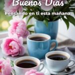 buenos días pensando en ti esta mañana
