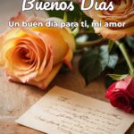 buenos días un buen día para ti, mi amor
