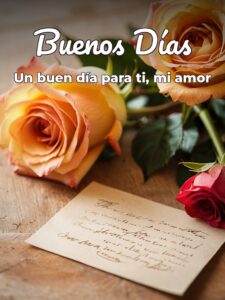 Imágenes d amor buenos días para WhatsApp