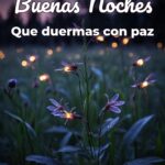 buenas noches que duermas con paz