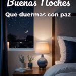 buenas noches que duermas con paz