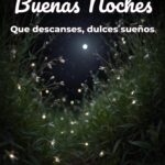 buenas noches que descanses, dulces sueños