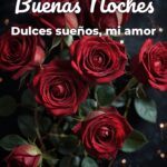 buenas noches dulces sueños, mi amor