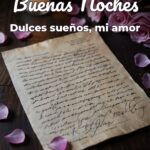 buenas noches dulces sueños, mi amor