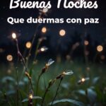 buenas noches que duermas con paz