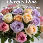 buenos días pensando en ti esta mañana