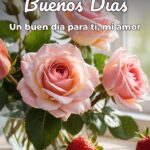 buenos días un buen día para ti, mi amor