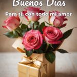 buenos días para ti, con todo mi amor