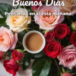 buenos días pensando en ti esta mañana